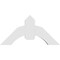 Ekena Millwork Archdale Architectural Grade PVC Gable Bracket, 36"W x 18"H x 4"D x 6"F, 12/12 Pitch GBP036X18X0406ARC00 - alternate 3